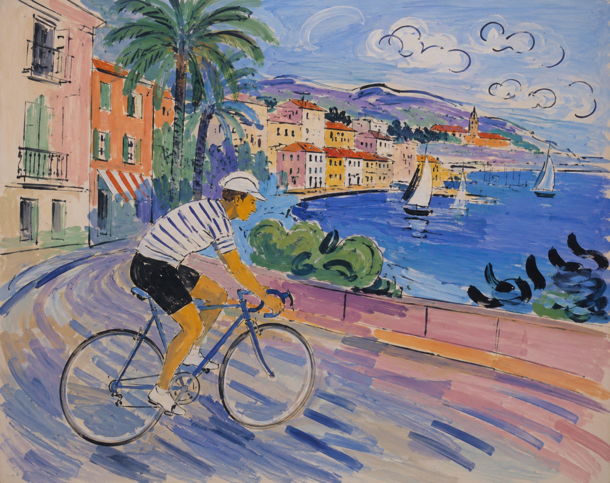 Active patient on bicycle — representing the active adults we treat